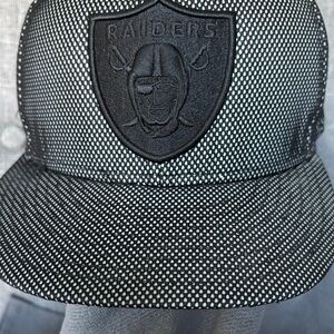 Black and White Raiders Cap